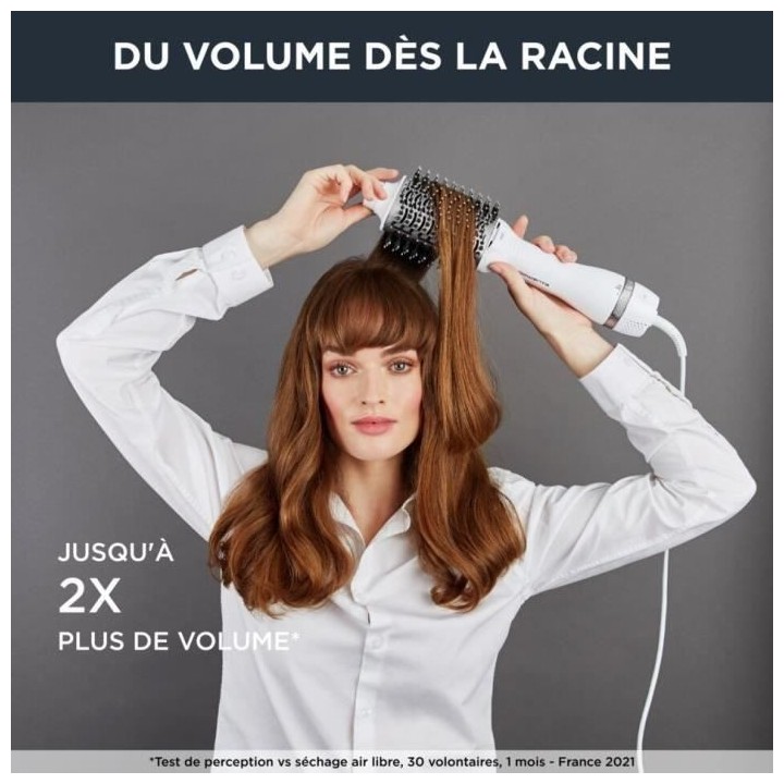 ROWENTA CF6130F0 Volumizer Brosse chauffante, Seche et coiffe simultan