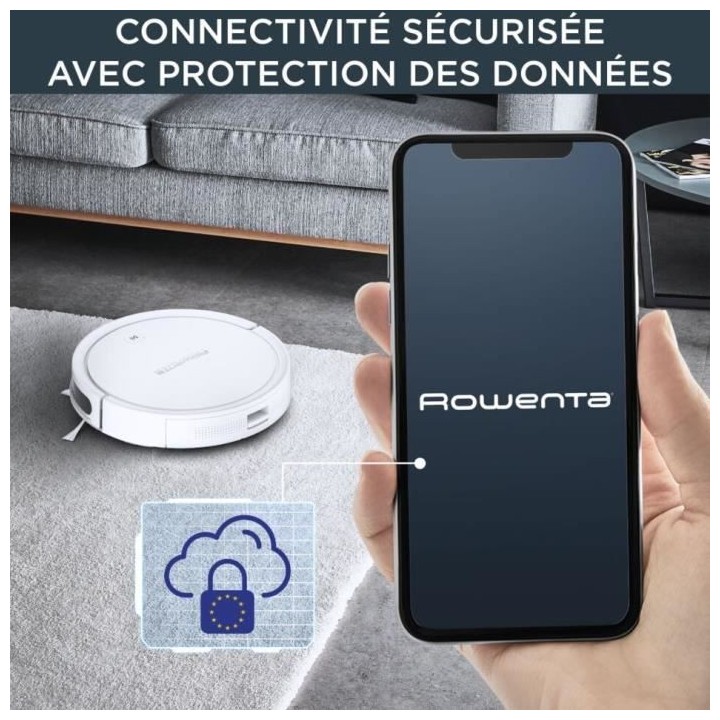 ROWENTA RR7387WH X-Plorer Serie 50 Aspirateur robot, Navigation métho