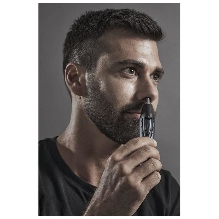 ROWENTA TN3011F0 Tondeuse Nez&Oreilles, Systeme de lame rotative, Tech