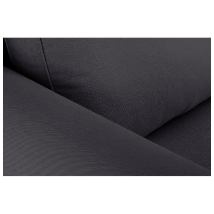 ROY Fauteuil tissu Gris ardoise - L 92 x P 84 x H 81 cm