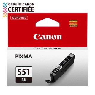 CANON Cartouche d'encre CLI-551BK - Noir - Capacité standard 1 800 pa