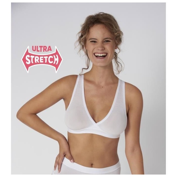 SLOGGI Brassiere Go Allround Taille Unique Blanc Femme