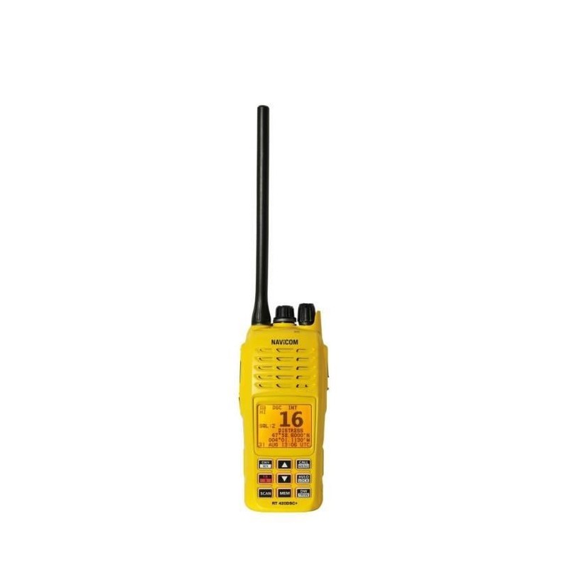 NAVICOM RT420 VHF Portable 5W - Etanche et Flottante - GPS et DSC