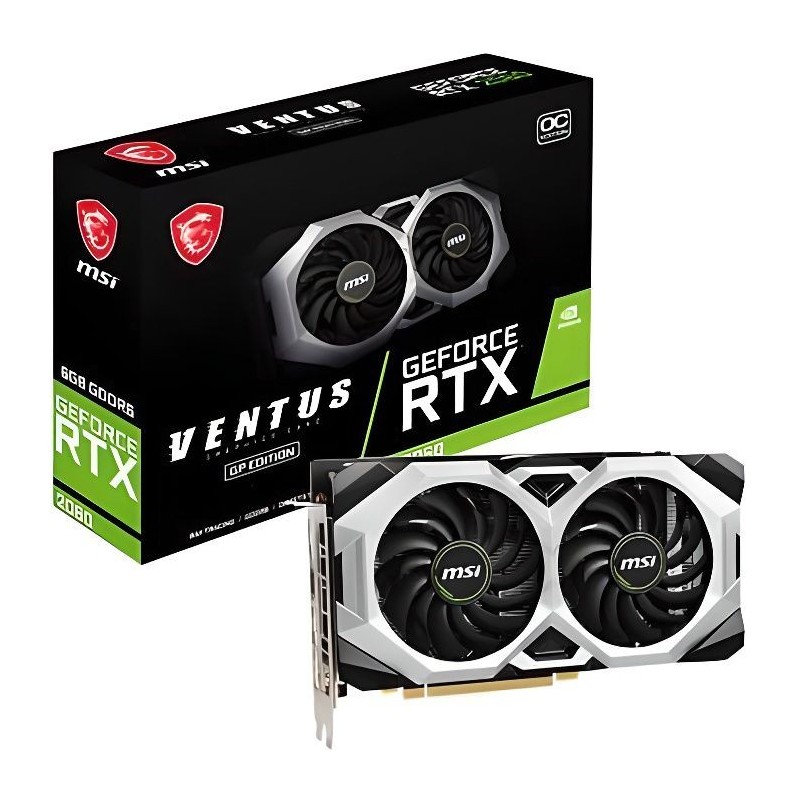 MSI GeForce RTX 2060 VENTUS GP OC - 6 Go