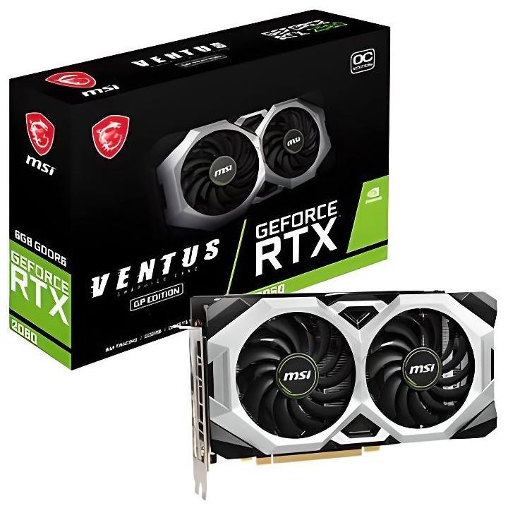 MSI GeForce RTX 2060 VENTUS GP OC - 6 Go