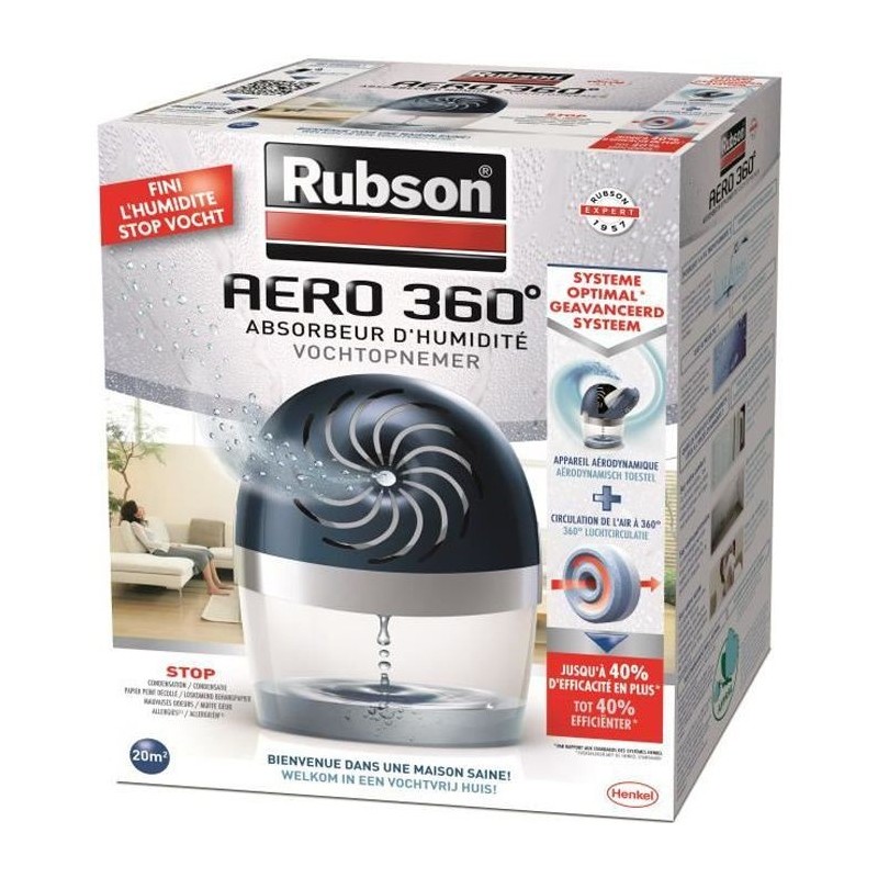 RUBSON Absorbeur Aero 360 Power Tab 20m²