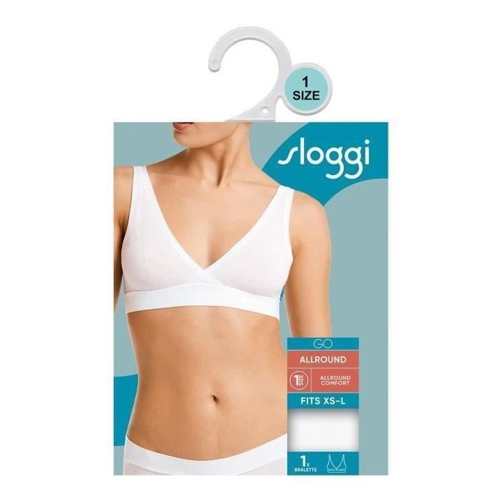 SLOGGI Brassiere Go Allround Taille Unique Blanc Femme