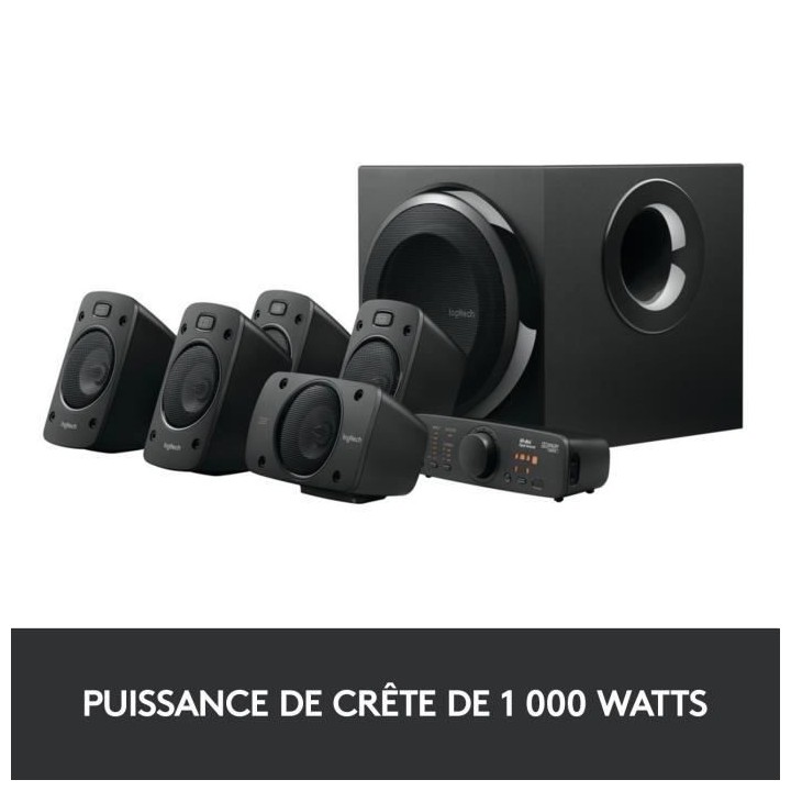 LOGITECH Z906 Enceintes 5.1 500W