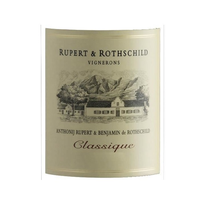 Rupert & Rothschild 2016/2017 Classique - Vin rouge d'Afrique du Sud