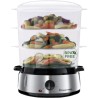 Russell Hobbs 19270-56 Cuiseur Vapeur 9L Programmable Minuteur, Cuiseur Légumes, Riz, oeufs - Accessoires Inclus