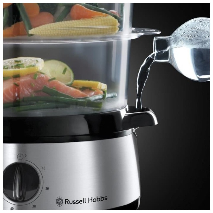 Russell Hobbs 19270-56 Cuiseur Vapeur 9L Programmable Minuteur, Cuiseu