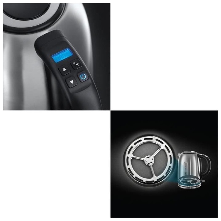 Russell Hobbs 21040-70 Bouilloire 1,7L Buckingham, Silencieuse, Contr