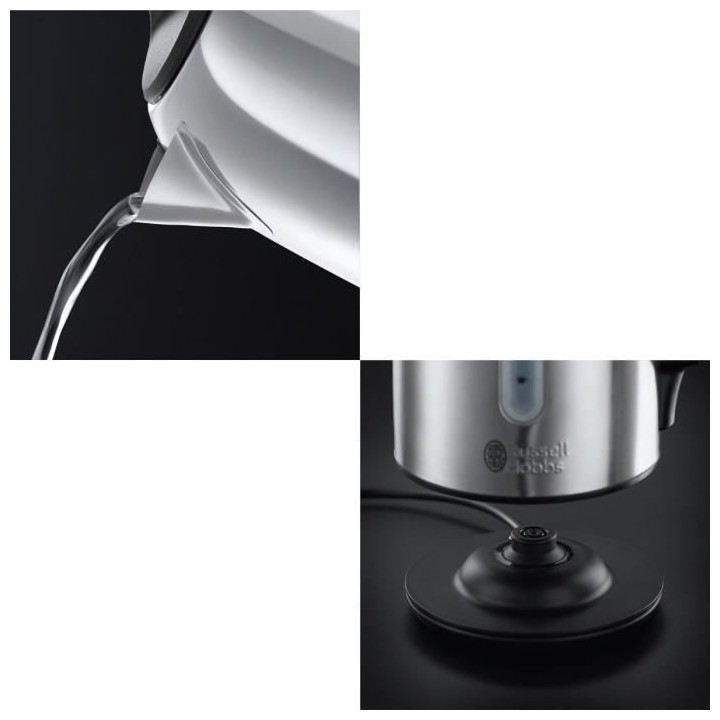 Russell Hobbs 21040-70 Bouilloire 1,7L Buckingham, Silencieuse, Contr