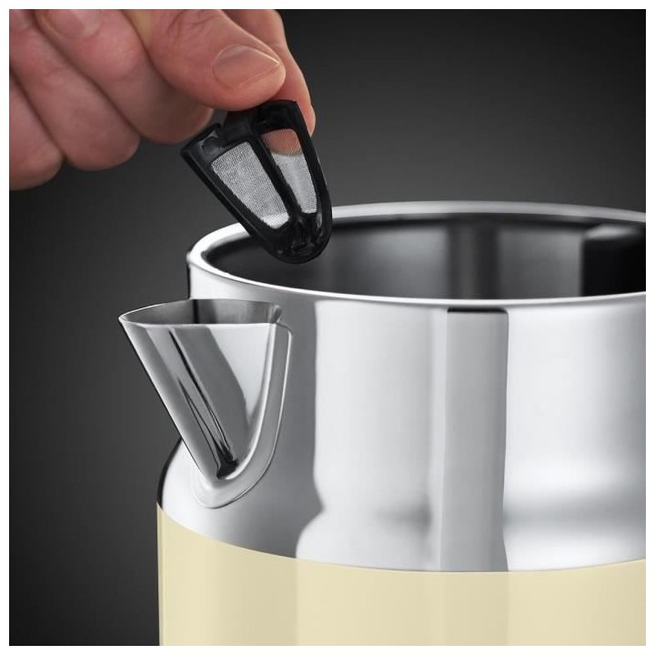 RUSSELL HOBBS 21670-70 - Bouilloire Retro - 1,7 L - 2400 W - Creme