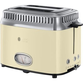 RUSSELL HOBBS 21682-56 - Toaster Retro - 2 fentes - 1300 W - Creme