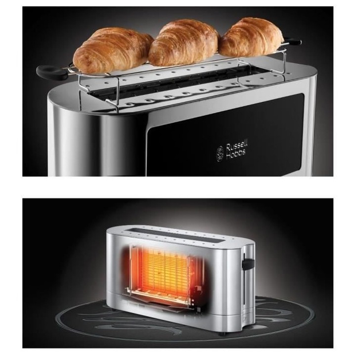 Russell Hobbs 23380-56 Toaster Grille Pain 1 Fente Spécial Baguette E