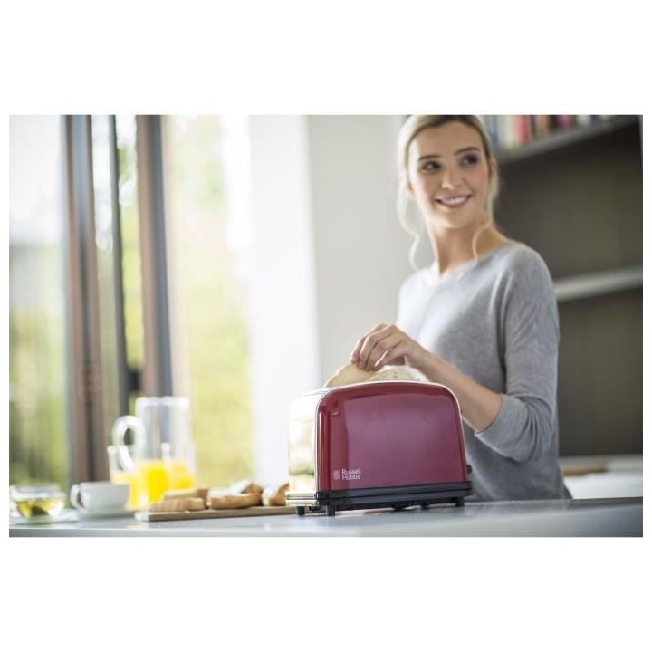 RUSSELL HOBBS 23330-56 - Toaster Colours Plus - Technologie Fast Toast