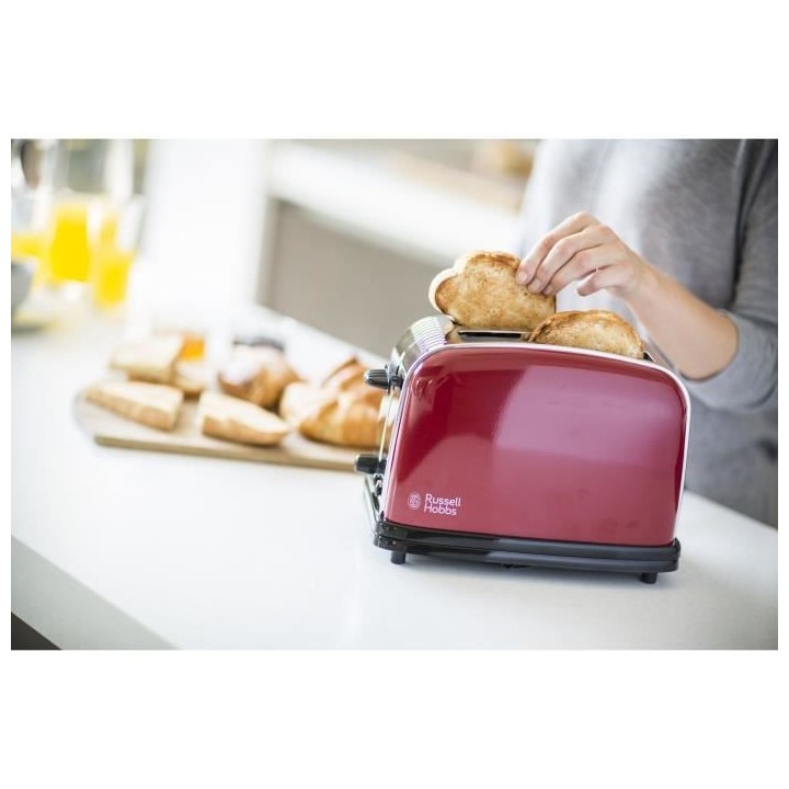 RUSSELL HOBBS 23330-56 - Toaster Colours Plus - Technologie Fast Toast