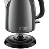 RUSSELL HOBBS 24993-70 Bouilloire Compacte Colours Plus Capacité 1 L Filtre Anti-Calcaire Amovible Lavable - Gris