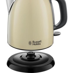 RUSSELL HOBBS 24994-70 Bouilloire 1L Compacte Colours Plus, Rapide, Filtre Anti-Calcaire Amovible, Niveau Eau Visible - Creme