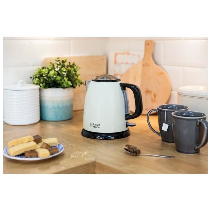 RUSSELL HOBBS 24994-70 Bouilloire 1L Compacte Colours Plus, Rapide, Fi
