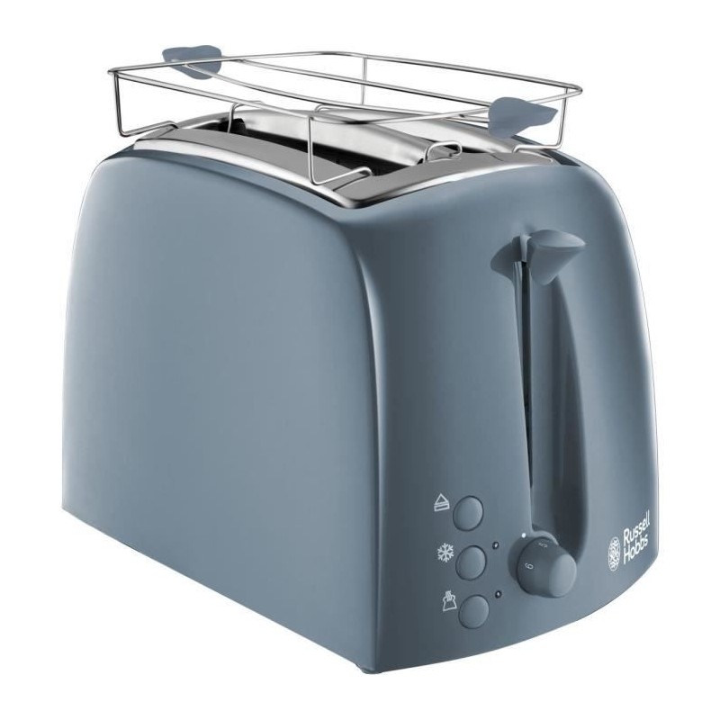 Russell Hobbs 21644-56 Toaster Grille-Pain Texture Fentes Larges - Gris