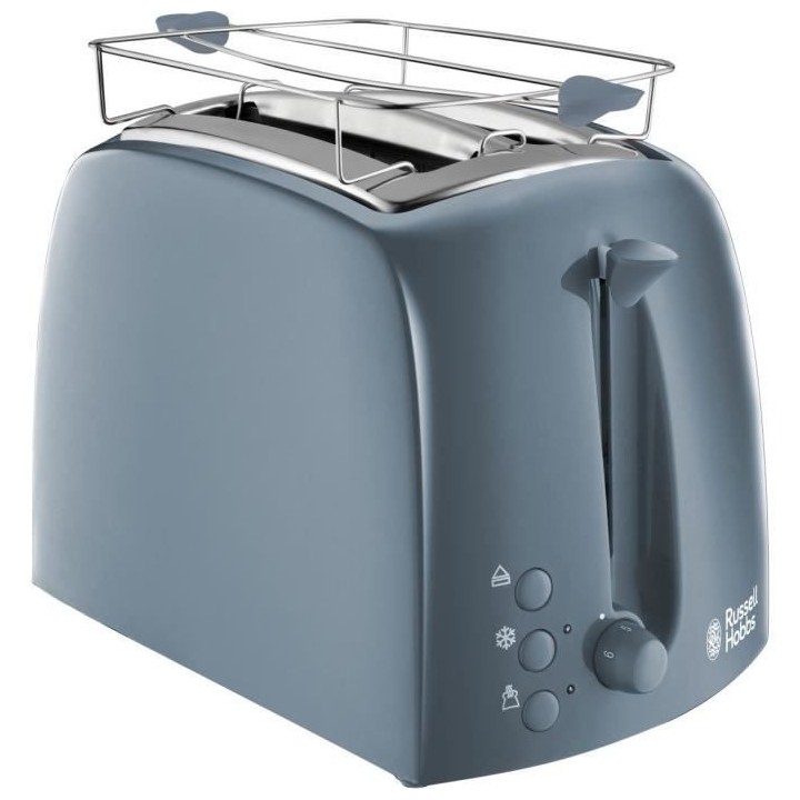 Russell Hobbs 21644-56 Toaster Grille-Pain Texture Fentes Larges - Gri