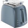 Russell Hobbs 21644-56 Toaster Grille-Pain Texture Fentes Larges - Gris