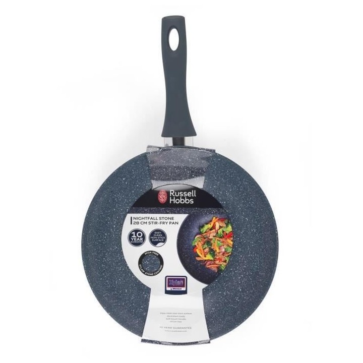 RUSSELL HOBBS RH00851EU7 - Wok 28cm effet pierre