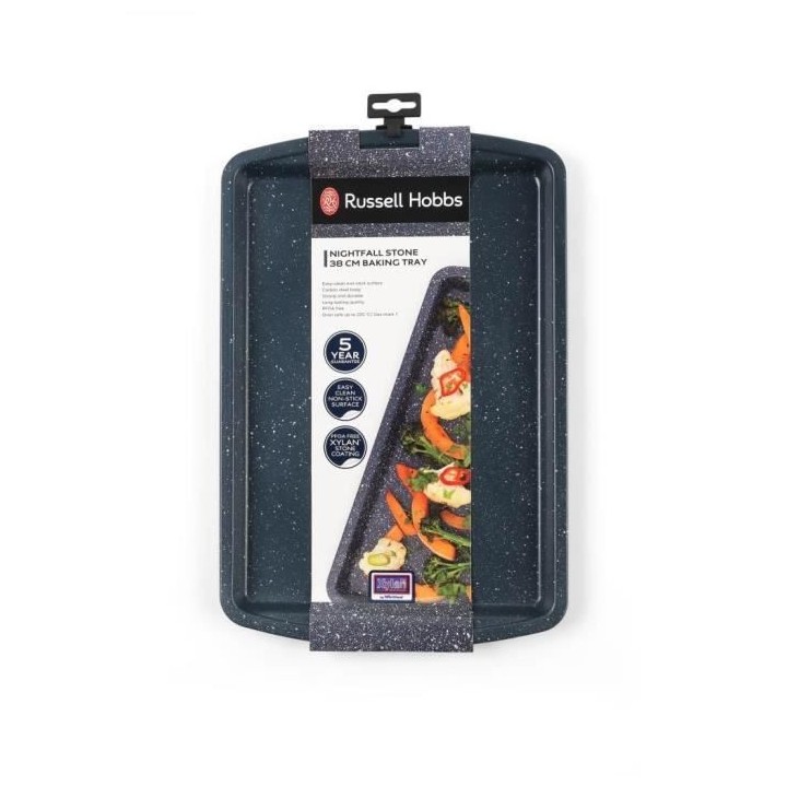 RUSSELL HOBBS RH00998EU7 - Plateau a patisserie 38cm effet pierre