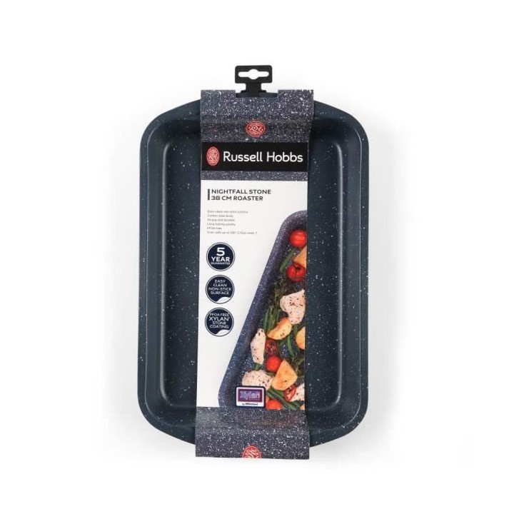 RUSSELL HOBBS RH00999EU7 - Plat a four 38cm effet pierre