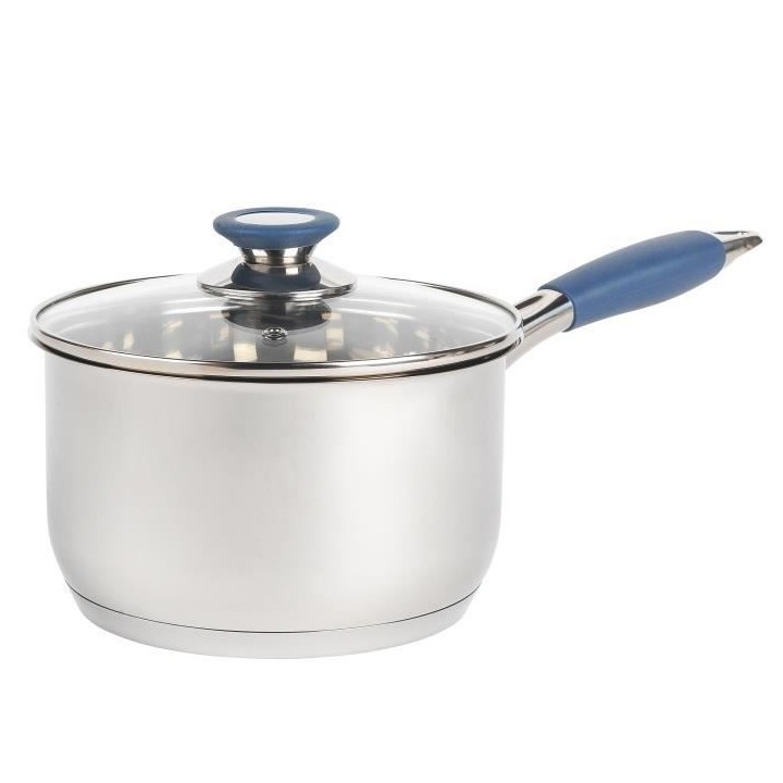 RUSSELL HOBBS RH01178EU - Lot de 3 casseroles en acier inoxydable