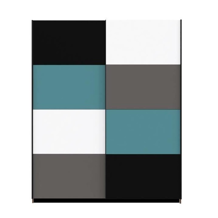 RAVEN Armoire - Multicolore - Contemporain - Chambre - L 170 cm