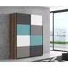 RAVEN Armoire - Multicolore - Contemporain - Chambre - L 170 cm