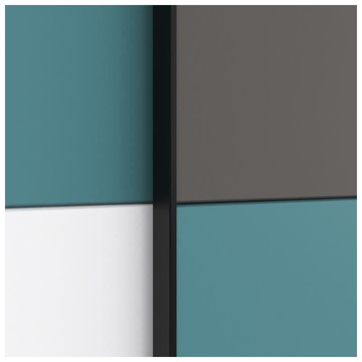 RAVEN Armoire - Multicolore - Contemporain - Chambre - L 170 cm