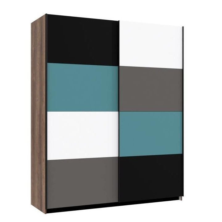 RAVEN Armoire - Multicolore - Contemporain - Chambre - L 170 cm