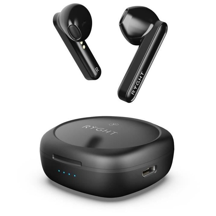 RYGHT R483416 - Ecouteurs ALFA semi-intra sans fil bluetooth 5.0 - 4h3