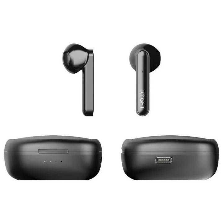RYGHT R483416 - Ecouteurs ALFA semi-intra sans fil bluetooth 5.0 - 4h3