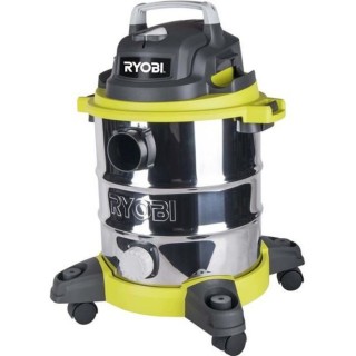 Aspirateur eau et poussiere RYOBI - RVC-1220I-G - Cuve inox - 20L (ave