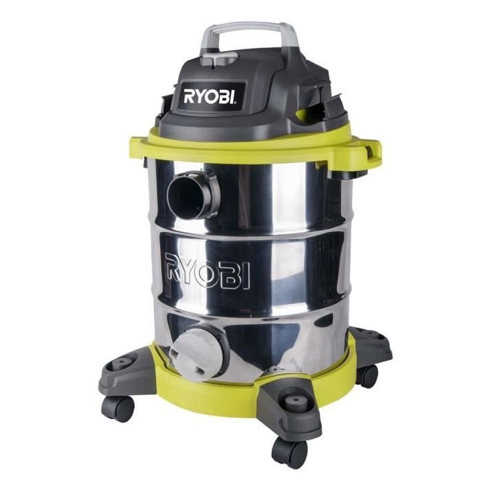 Aspirateur eau et poussiere RYOBI - RVC-1530IPT-G - Cuve inox - 30L (a
