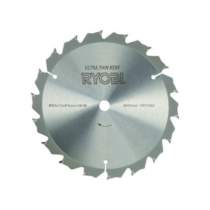 Scie circulaire RYOBI 18V OnePlus diametre 150 mm sans batterie ni cha