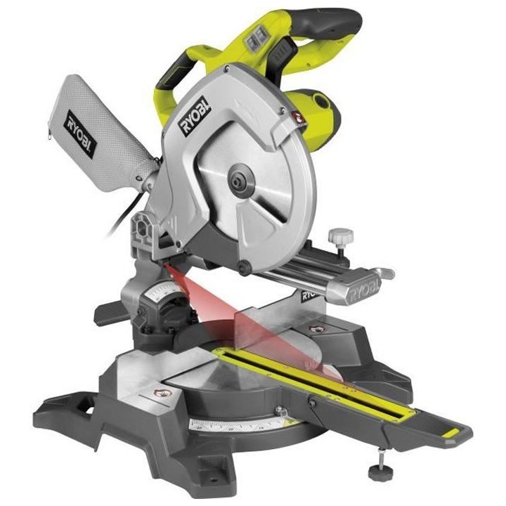 Scie a coupe d'onglets radiale électrique RYOBI 2000W 254mm EMS254L