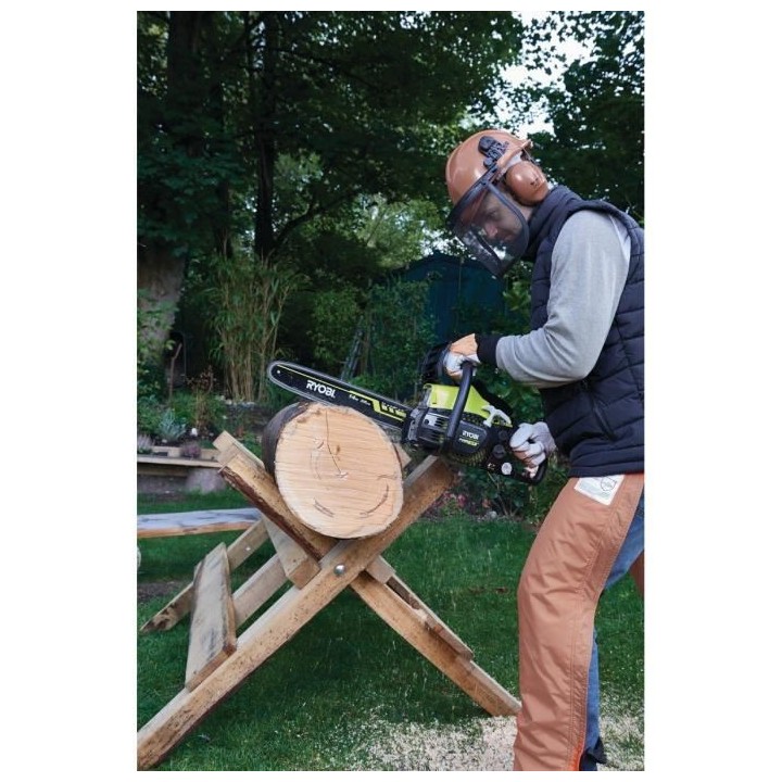 Tronçonneuse thermique RYOBI POWRXT 37 cm3 - Guide 35 cm