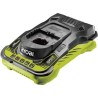 RYOBI Chargeur ultra rapide 18V 5,0 Ah ONE+ RC18-150