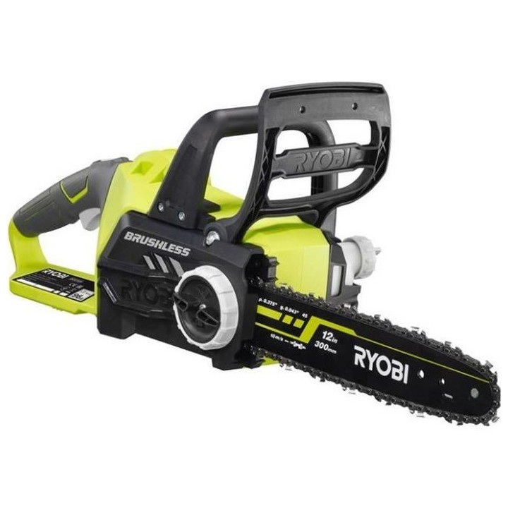 Tronçonneuse sans fil 18V ONE+ RYOBI OCS1830 - Guide 30 cm - Sans bat