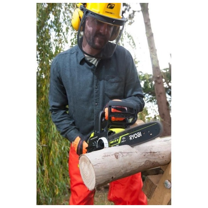 Tronçonneuse sans fil 18V ONE+ RYOBI OCS1830 - Guide 30 cm - Sans bat