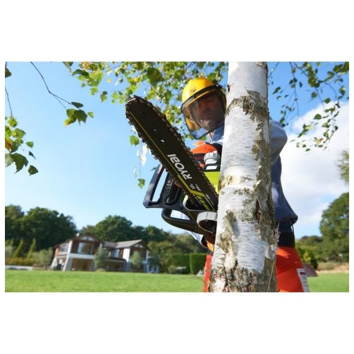 Tronçonneuse sans fil 18V ONE+ RYOBI OCS1830 - Guide 30 cm - Sans bat