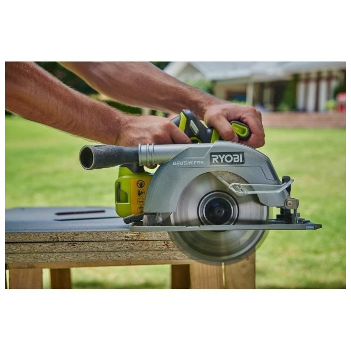 Scie circulaire brushless RYOBI 18V OnePlus 60mm - sans batterie ni ch
