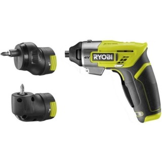 RYOBI Tournevis - 4 V - Livré en coffret avec 10 embouts de vissage,