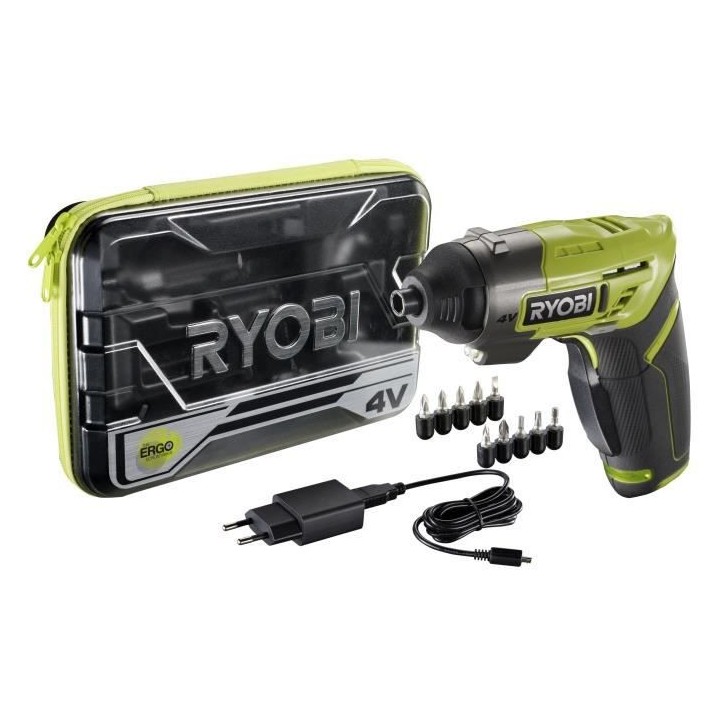 Tournevis sans fil RYOBI 4V - 1.5Ah ERGO R4SDC-L13C